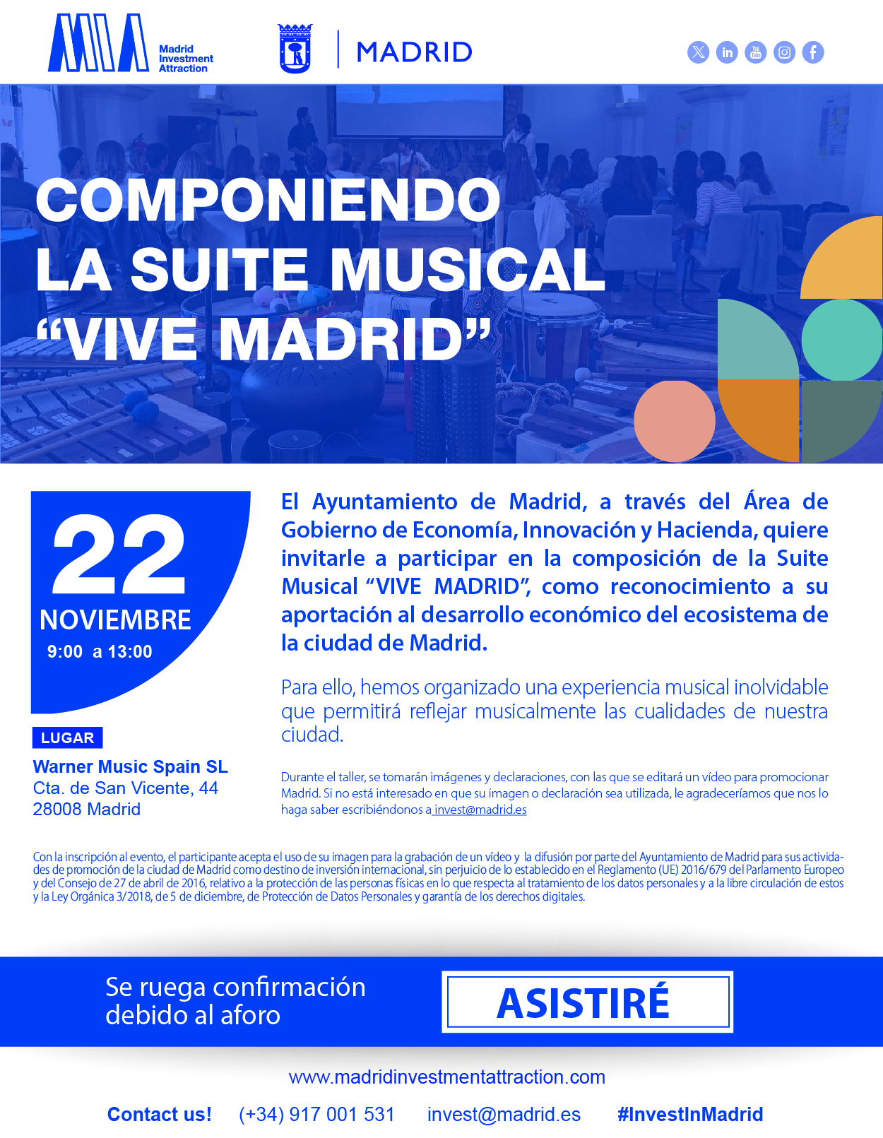 Invitación VIVE MADRID